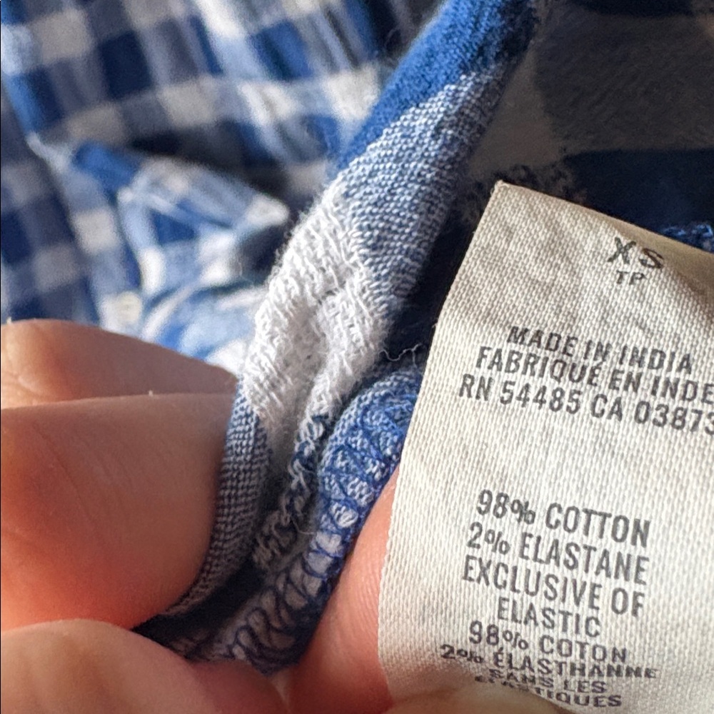 Aerie Navy and White Checkered Sundress - Picture 8 of 8
